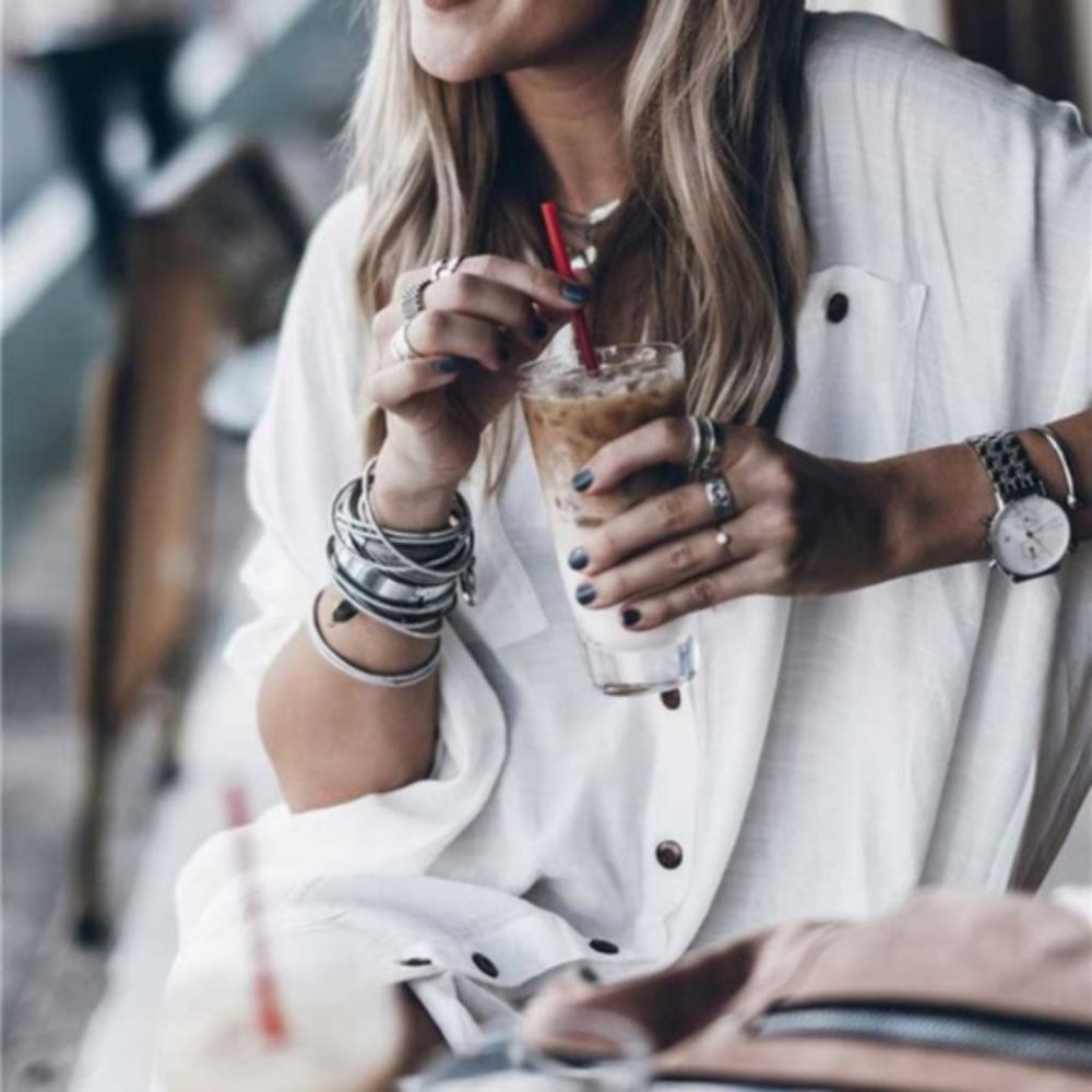 🎉HP!!🎉DAY-TRIPPER BOHO SHIRT DRESS-LAST ONE ☝️ - Picture 2 of 6